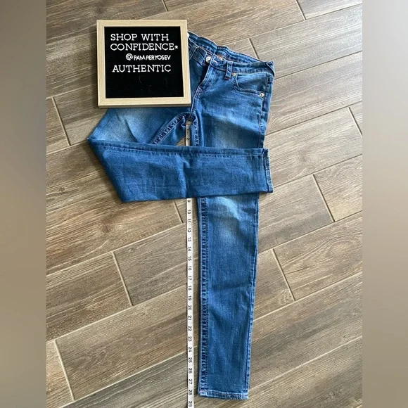 NWOT • True Religion Halle Mid Rise Super Skinny Jeans - Picture 9 of 14
